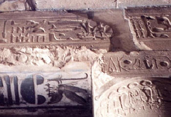 Abydos-hieroglifit. Muinaisten egyptiläisten helikopterit