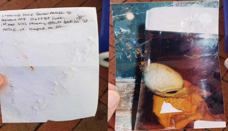 Amerikkalainen väittää löytäneensä ulkomaalaisen valokuvan