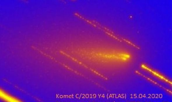 Tähtitieteilijät vangitsevat ATLAS-komeetan rappeutumisen 