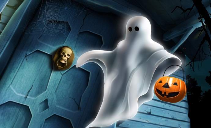 Valkoinen aave indeksoi lähellä venäläistä myymälää