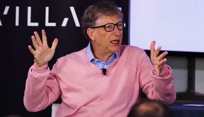 Bill Gates puhui ihmiskunnan tulevaisuudesta ilmastomuutoksen vuoksi.