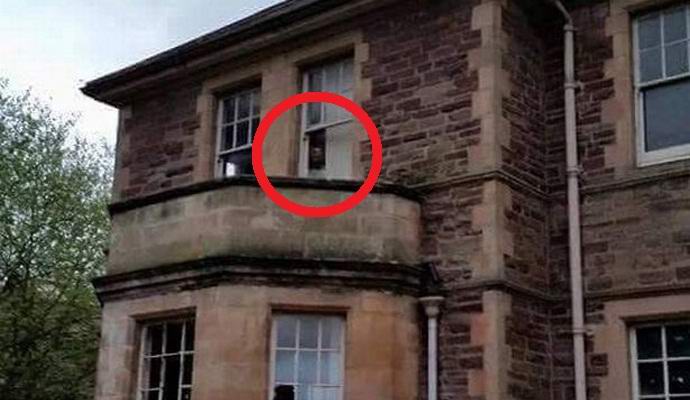 Brittiläinen ampui haamun tyhjän mielisairaalan ikkunaan