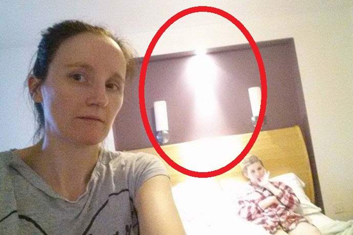 Brittiläinen valokuvasi enkelin loistavan siluetin