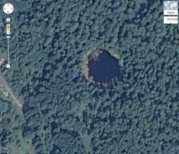 Musta sumu Shaitanka-järvellä