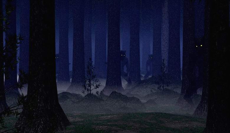 Dagestanin metsästäjä kohtasi hirviön yömetsässä