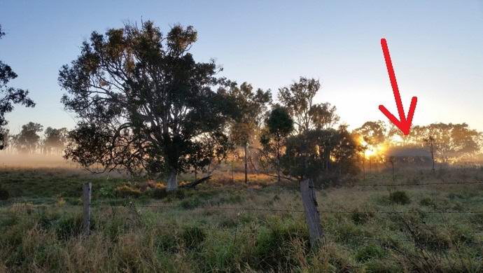Kummitus talo on otettu valokuvaan