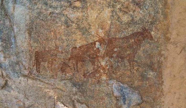 Afrikan Tansanian muinaiset asukkaat kuvasivat komeettoja kivillä