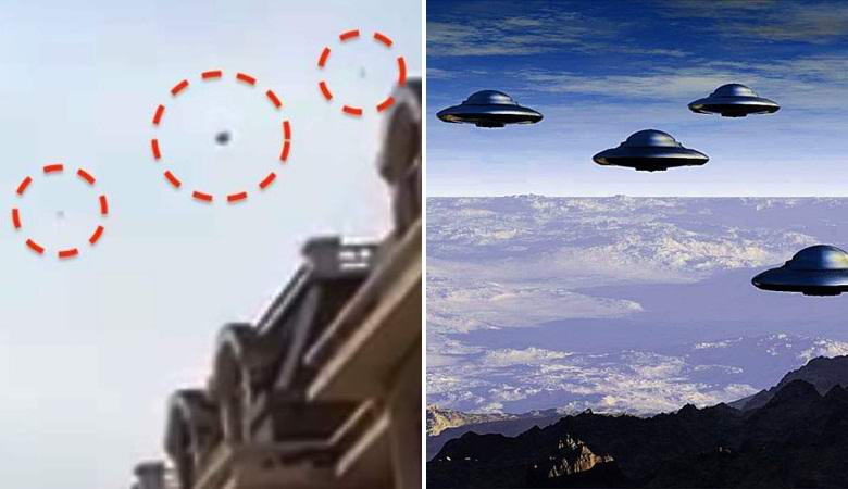 Kiinan yli lentävä UFO-laivasto