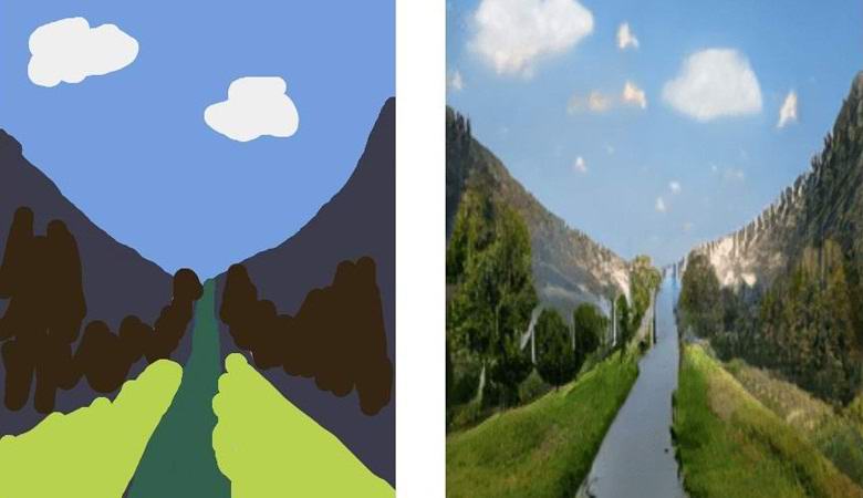 Tekoäly muuttaa primitiiviset piirustukset taideteoksiksi