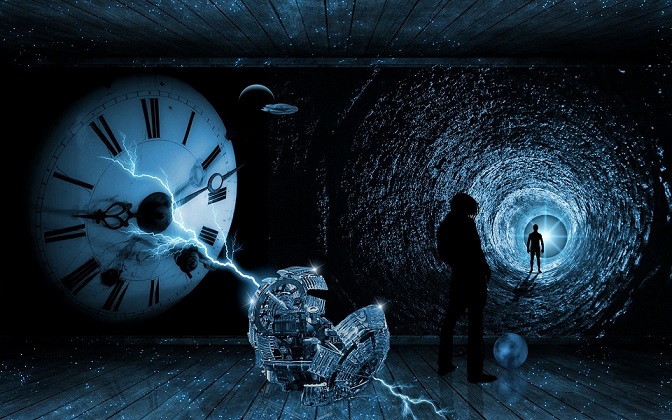 Valvontakamera ampui aikamatkailijan? Video