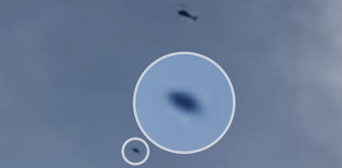 Lentävä lautanen - seuraa helikoptereita