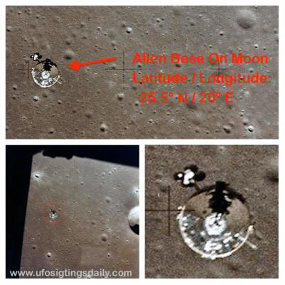  Vanhoista NASA-valokuvista löydetyt ulkomaalaisten kuun perustat - uskomattomia yksityiskohtia