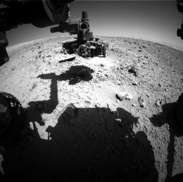 Kuva on otettu muutama minuutti UFO: n ilmestymisen jälkeen. Taivaalla ei ole mitään.