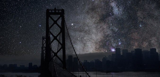 Maailma tähtivalossa - eikä mitään muuta