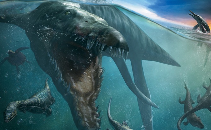 Merihirviö ui Thamesissa. Video