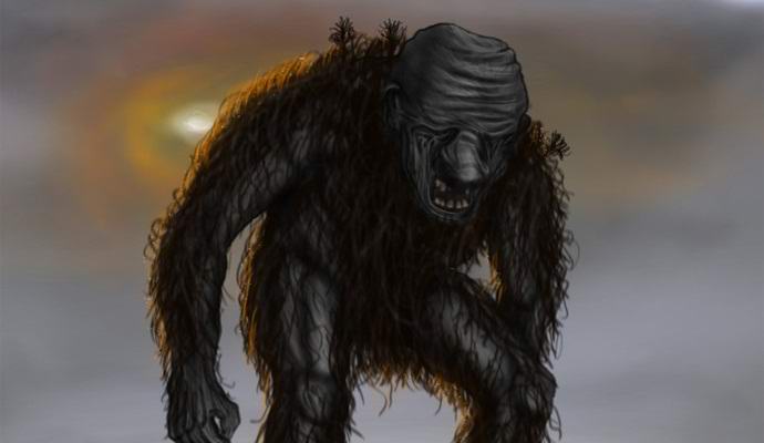 Norjalainen jättiläinen peikko armeijan valokuvassa?