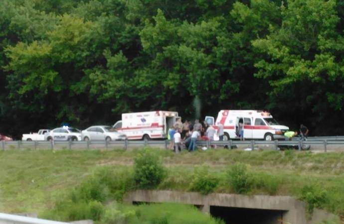 Haamu kuvattiin auto-onnettomuuden tapahtumapaikalla