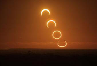 Ensi viikolla on pyöreä aurinkopimennys