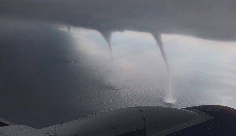 Sotšissa meren yli muodostui paljon tornadoja