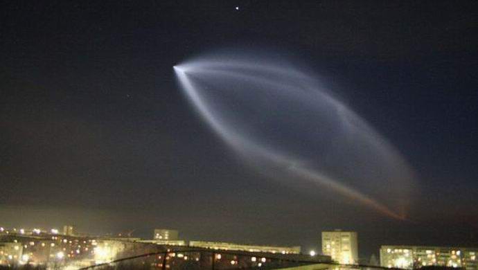 UFO huomasi Omskin yli