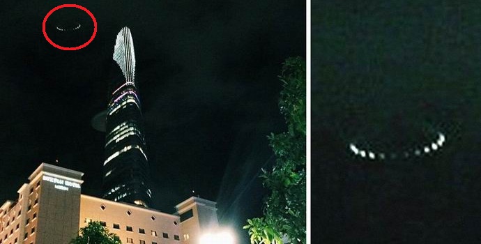 UFO valokuvannut Vietnamin pilvenpiirtäjän yli