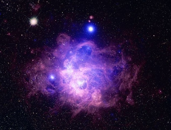 NASA antoi tilannekuvan naapurimaiden galaksista, jossa noin 200 nuorta tähteä