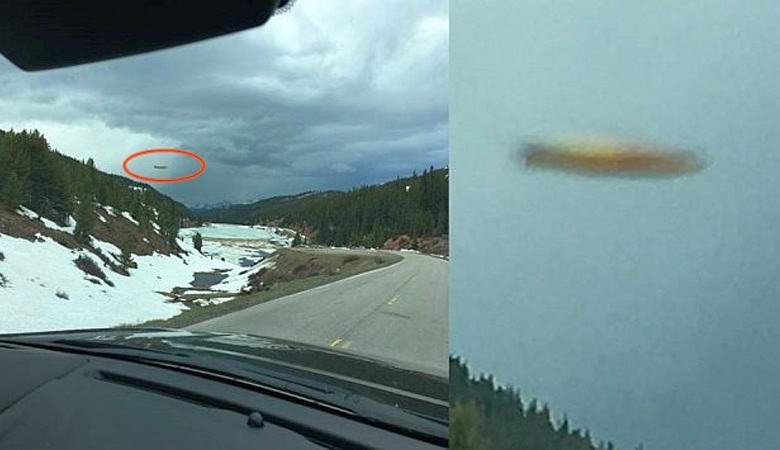 UFO Yhdysvaltojen hiihtokeskuksen yli