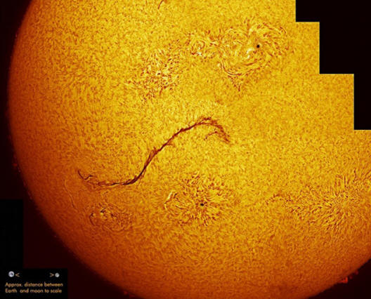 Kaikkein omituisimmat poikkeamat ilmestyvät aurinkoon. Esimerkiksi se ilmestyi joulukuussa 2010