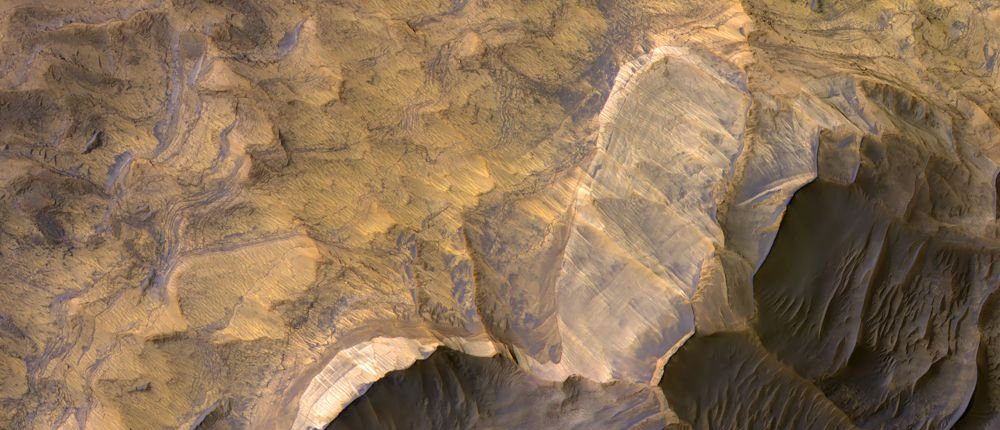 Upea NASA-tilannekuva paljastaa Marsin hiekkakivikerroksen 