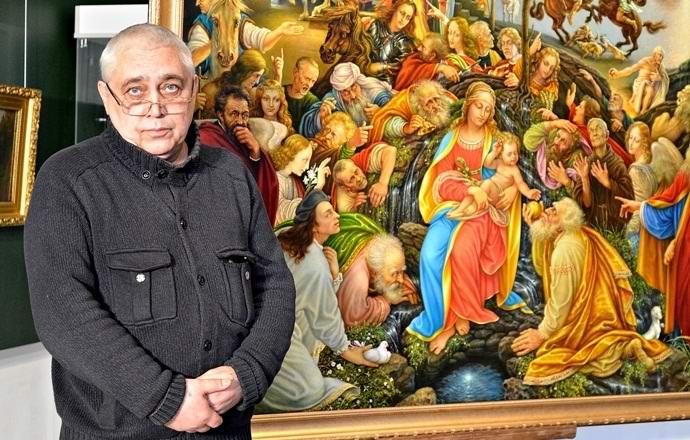 Venäläinen maalari valmistui Leonardo da Vinci -maalauksesta