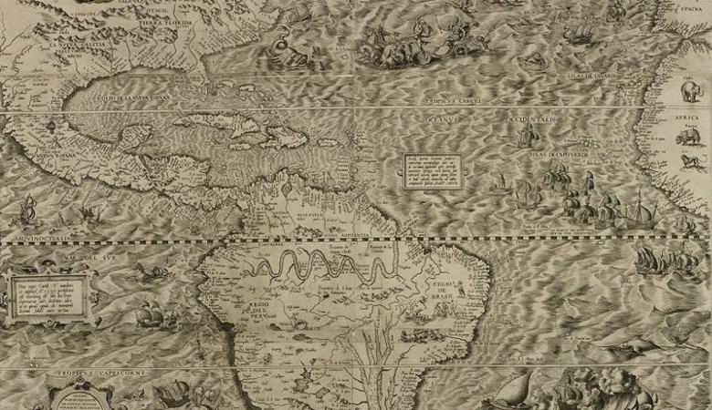 Merenneito, jonka kädessä oli UFO, löydettiin vanhasta kartasta