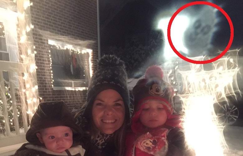 Perhe on vahingossa kuvannut hyvää jouluaaven.