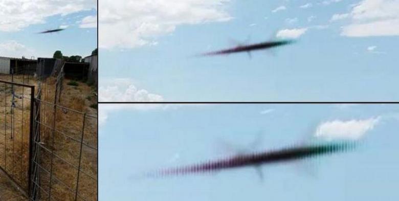 Sikarimainen UFO lensi maatilan yli suurella nopeudella