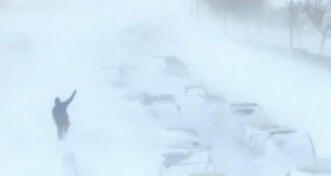 Lumisade Yhdysvalloissa. Valokuvaraportti