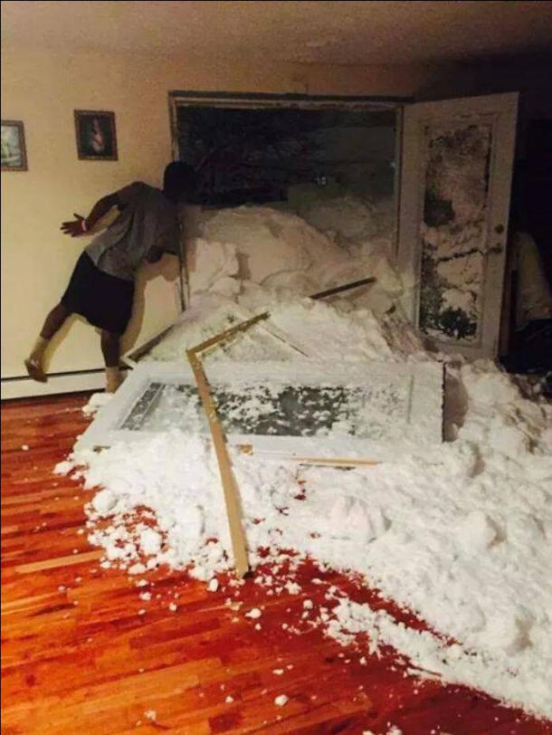 USA: n lumimyrskyn poikkeavuus, myrsky