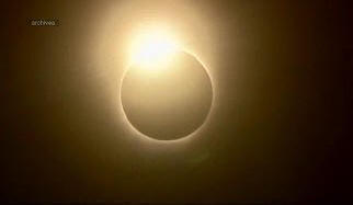 Aurinkopimennys: Afrikassa päivä muuttui yöksi