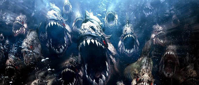 Onko piranhat niin pelottavia?