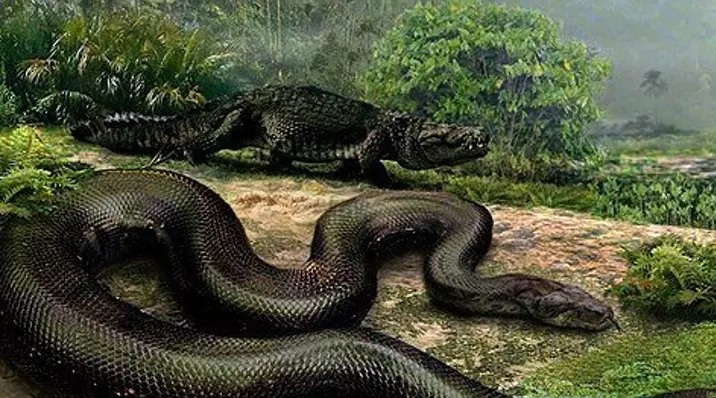 Titanoboa: Tonni painava merikäärme