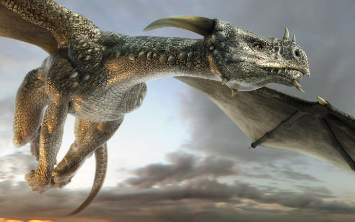 Se on lohikäärme näyttää.