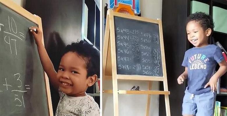 Kolmevuotias lapsimiehe ratkaisee helposti lukion matematiikkaongelmat