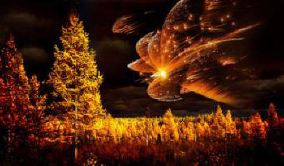 Tunguska-meteoriitti - putosi alhaalta