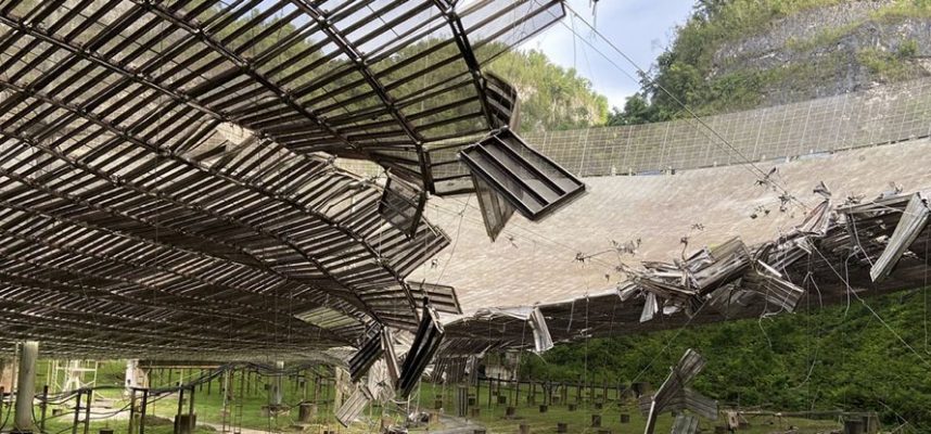 Legendaarisella Arecibo-teleskoopilla on toinen kaapelileikkaus, tutkijat huolestuttavat 