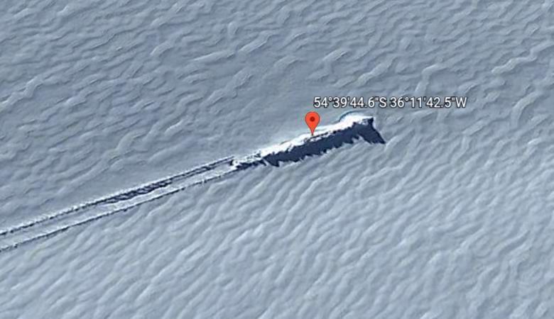 Ufologi Tyler Glockner löysi ulkomaalaisen aluksen, joka kaatui Subantarktikselta