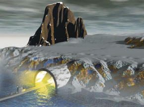 Antarktikasta löydettiin valtava tunneli