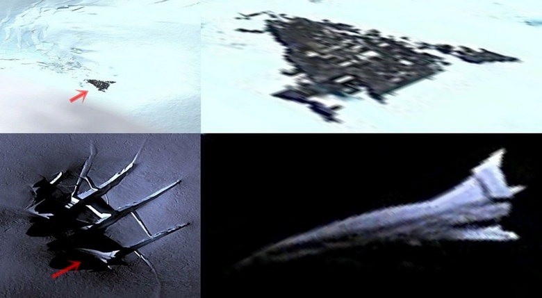 Etelämantereella ufologit löysivät kaksi UFO: ta kerralla