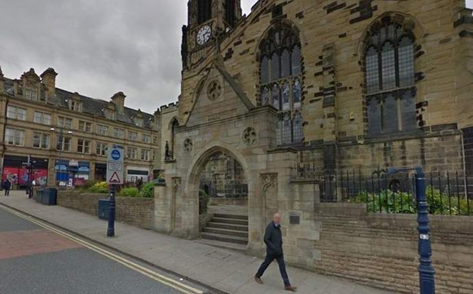 Kummitus kuvattiin entisessä kirkon holvissa