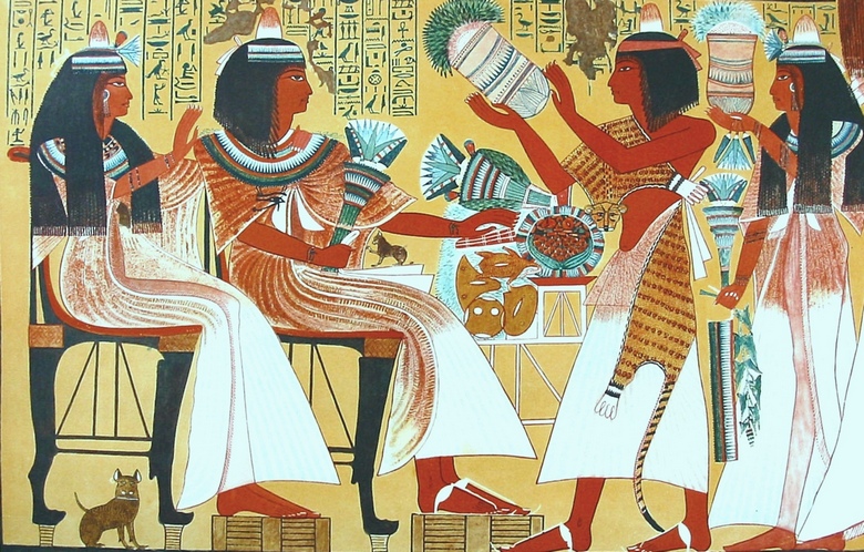 Eurooppalaiset asuivat muinaisessa Egyptissä