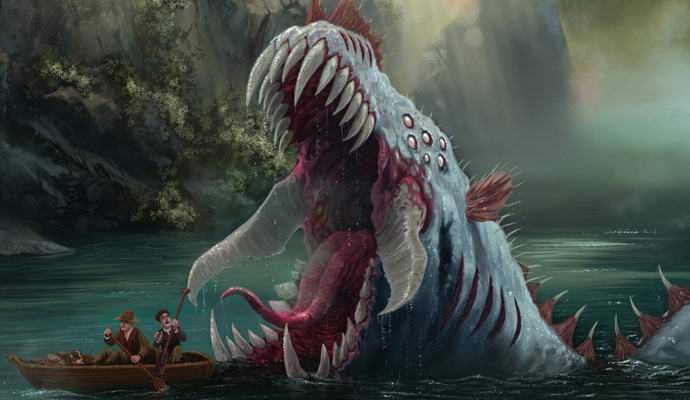 Kiinassa kuvattiin valtava joki hirviö