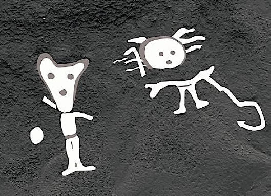 Jäljitetyt pienet miehet.