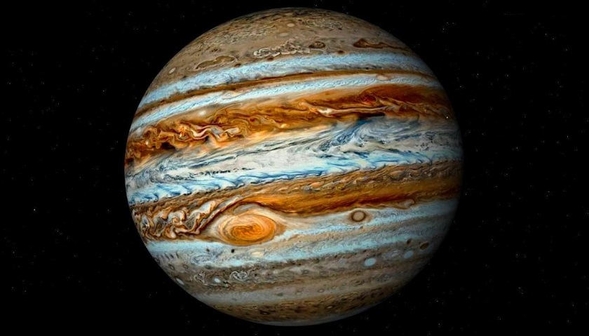 Jupiter nielaisi valtavan planeetan